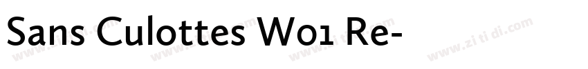 Sans Culottes W01 Re字体转换